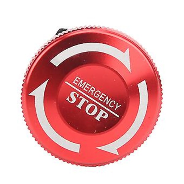 22mm Vattentät Nödstopp Tryckknappsbrytare Självlåsande Svamphuvud Knappbrytare (3 Pin)