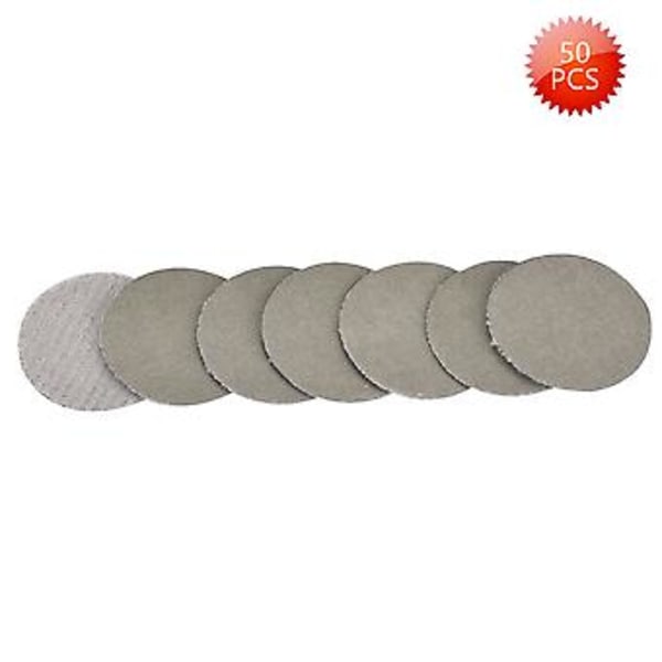 50 stk. Krog og Løkke 25 mm Slibeskiver, Slibe- og Poleringspapir, 5000# Slibepapir til Glat Finish og Detaljearbejde