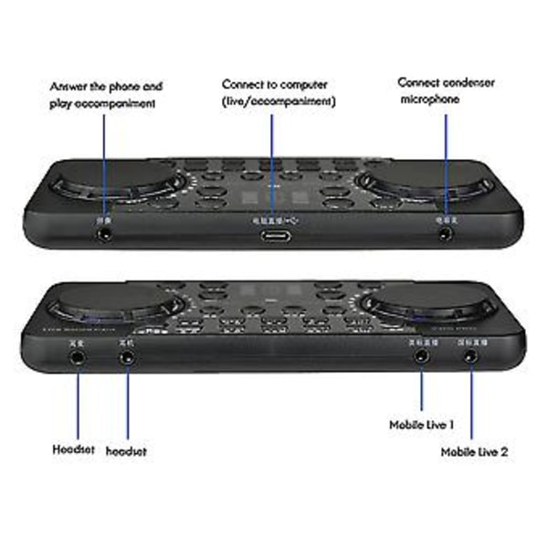 V300 Pro Ääni 10 Äänen Hammas Reduct O Mikserit Et Mik Kontr