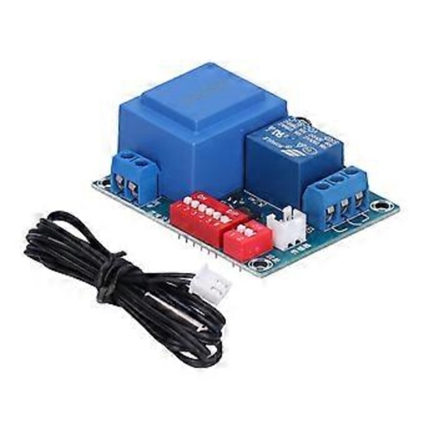 Temperaturkontrollbrytare Justerbar Hög Noggrannhet 2 Graders Stegvärde Temp Controller XH-W1705 (12V)