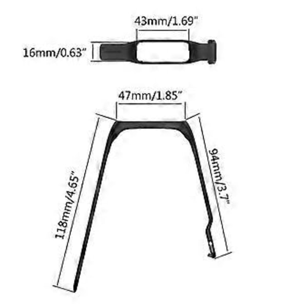 Blødt TPU-armbånd til -Galaxy Fit2 SM R220 ur håndledsrem loop armbånd