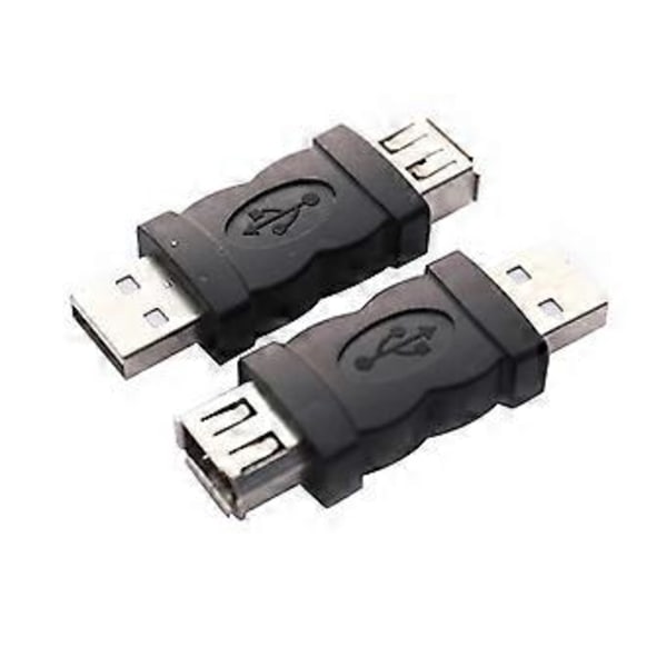 Firewire IEEE 1394 6P Hona Adapter Konverter Förlängare Kontakt Plug and Use