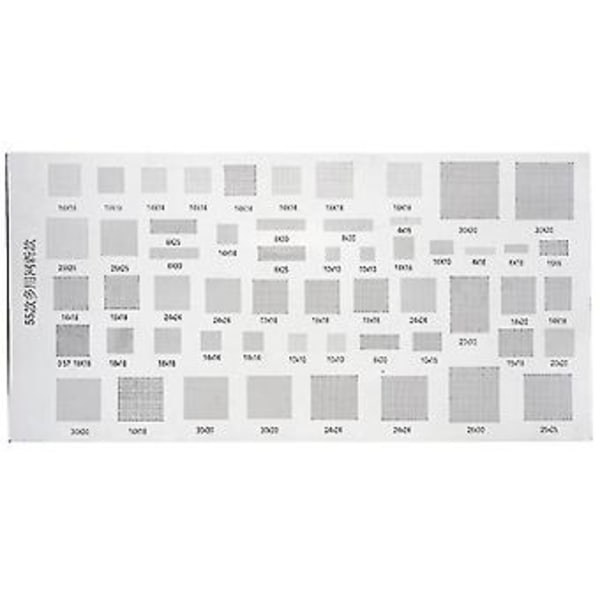 4kpl Universaali Bga Stensiili Yhteensopiva Mtk Msm Cpu Ram Pm Ic Reball Pin Suora Lämmitysmalli