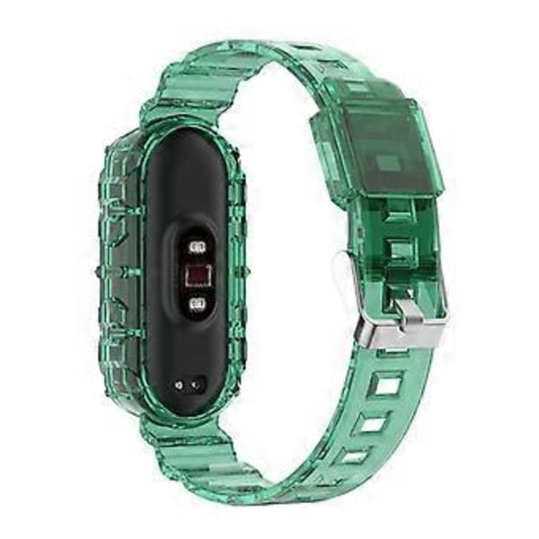 Silikon Klokkereim For Mi Band 4/3 Stropp Armbånd Glatt Reim