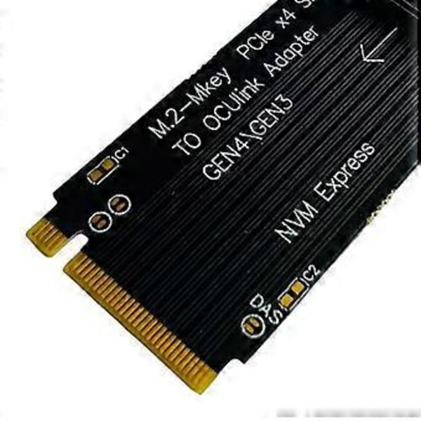 M.2 NVME til U.2 Oculink SFF-8612 Adapter PCI-E NGFF Multifunktions Bekvemmeligheds Adapter GEN4