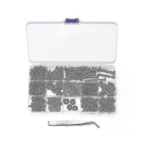 254 st/lot Kit för bakplåtsmontering med förvaringslåda för elgitarr DIY-verktyg, silver