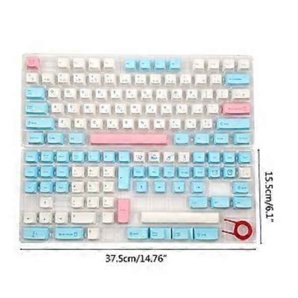 137 Taster PBT Keycaps XDA Profil DYE SUB Melketrekk Japansk Keycap For Cherry MX Bryter Gaming Mekanisk Tastatur