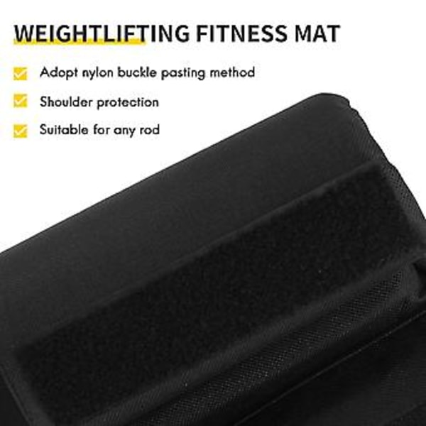 Fitness Bar Cush Nackskydd Skum Bar Pad Överdrag Squat Pad Bar Axel Squat Gym W