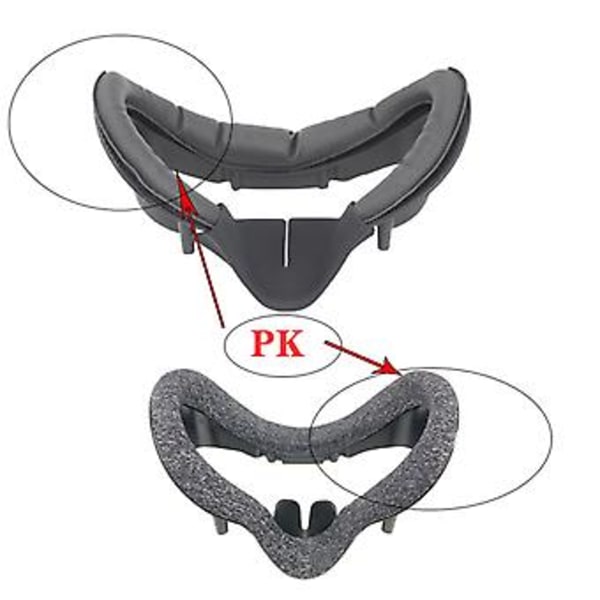 VR Ansiktsgränssnittsram Svamp Ansiktsdyna Nässkydd för Index VR-headset