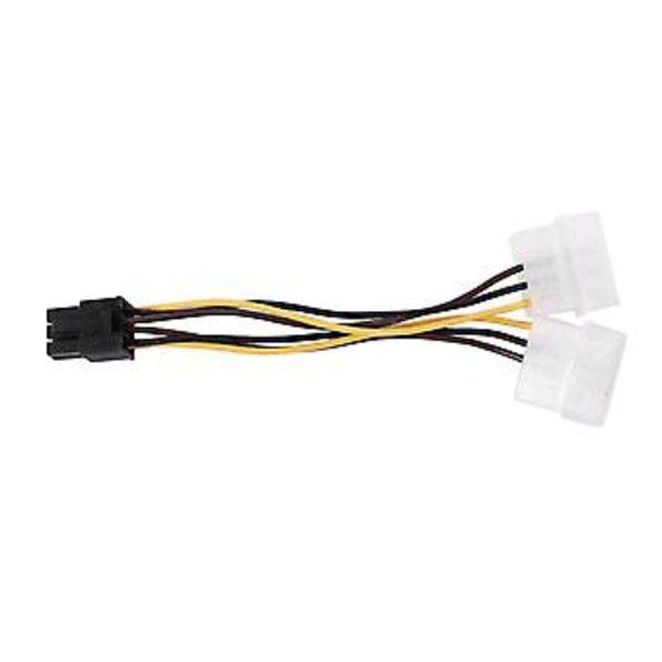 4-nastainen Molex Ide - 6-nastainen Pci-e -näytönohjaimen liitäntäkaapelisovitin