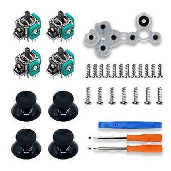 Joystick-anturimoduulin suojus johtava silikonikumityyny T6-T8 ruuvit ruuvimeisseli sorkkarauta - XBOX-ONE SLIM -ohjaimelle