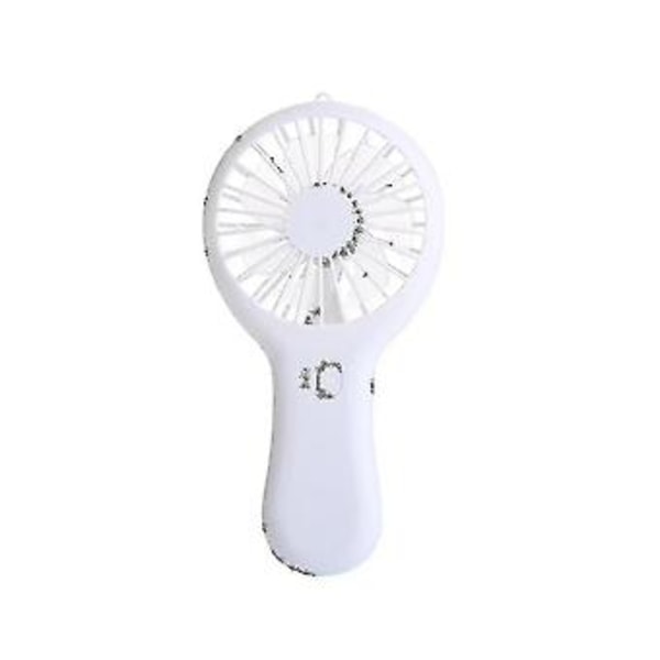 Kädessä pidettävä mini tuuletin, kannettava USB-lataus, kätevä pieni tuuletin, katapultti tasku käsituuletin jalustalla O
