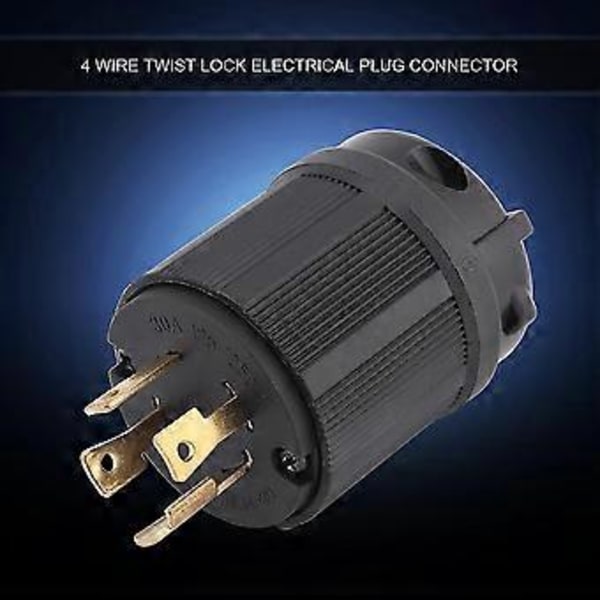 Nema L14-30p 30a 125v-250v 4-johtiminen kierrelukittava sähköpistokeliitin