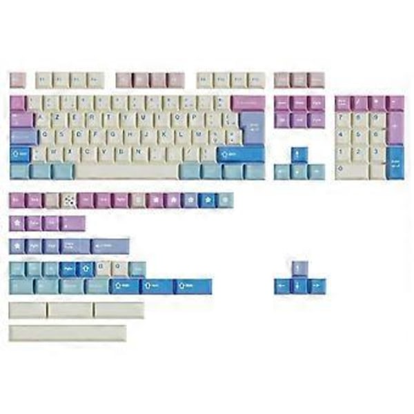 150 Taster PBT Material Tastatur Taster Cherry Profil Sublimering Taster for De Fleste Mekaniske Tastaturer D
