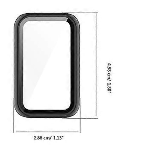 Til Band 7 Hårdt Skal Hærdet Glas Skærmbeskytter-Etui Bumper-Cover Hus