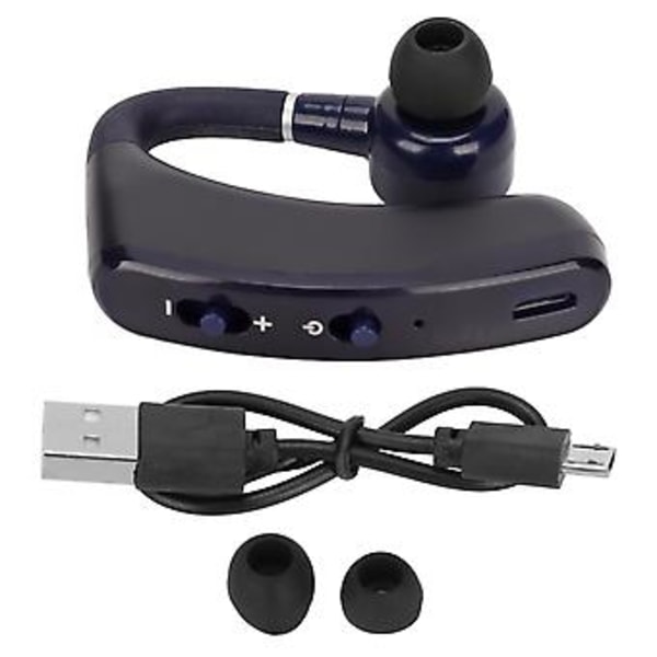 Bluetooth 5.2 Headset Handsfree Business Hörlurar med LED Digital Display för Affärs Kontor Körning
