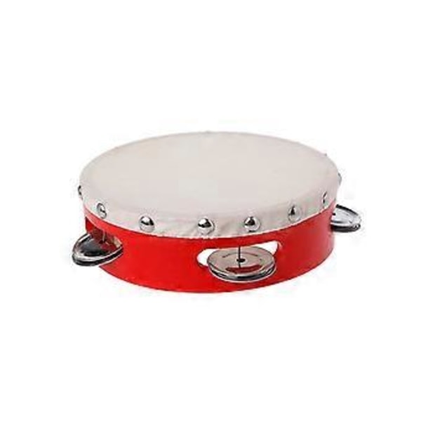 Violintrumma handhållen klocka slagverk ring musikleksak, 20 cm/8 tum