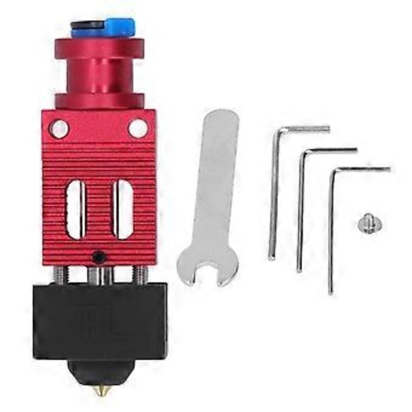 Ekstruuderin Hotend-sarja Alumiiniseos Messinki Ekstruuderin Hotend Ender 3 S PRO 3D-tulostimelle Punainen