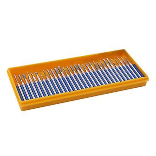 30 st Diamantborrslipstift Set Belagda Gravyrstift Verktygsbit Korn 120 3mm 1/8 Tum För Åtkomst