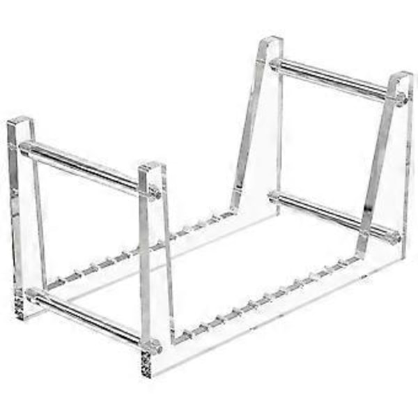 Klar Vinyl Plate Stativ Holder For Skrivebord Album Oppbevaring, Platehylle Display For Skrivebord Bilde [xc]