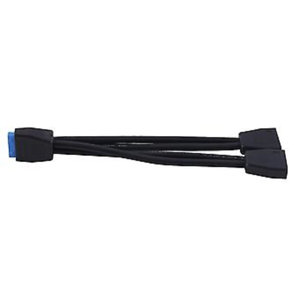 S Mini Usb 3.0 19 Pin/20pin Intern Förlängare 1 Till 2 Adapter Splitter Kabel För Moderkort