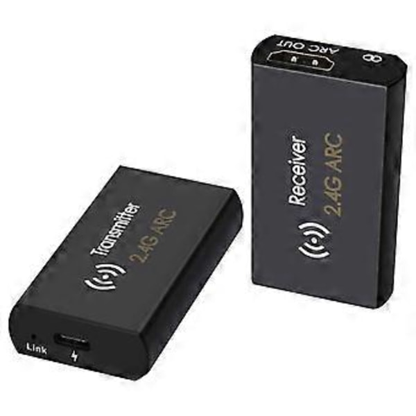 2.4G langaton ääni ARC lähetin-vastaanotin 50M ääni TX ja RX langaton ääni -yhteensopiva jatke TV-projektorille