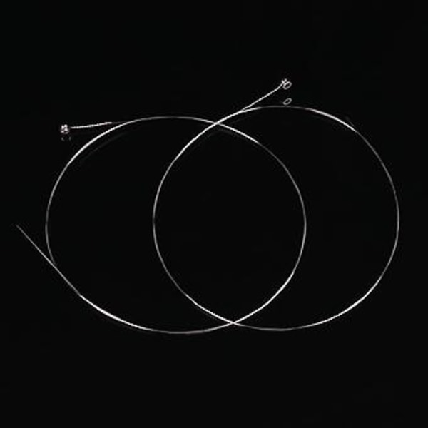1 Sæt 6 stk. Regnbuefarvede strenge til akustisk guitar ukulele instrument