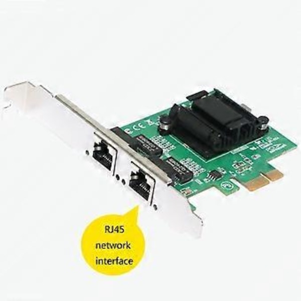 2-Port PCIE Kort Netværkskort RJ45 Spil Netværkskort Kablet PCIEX4 LAN Adapter Kort til Desktop