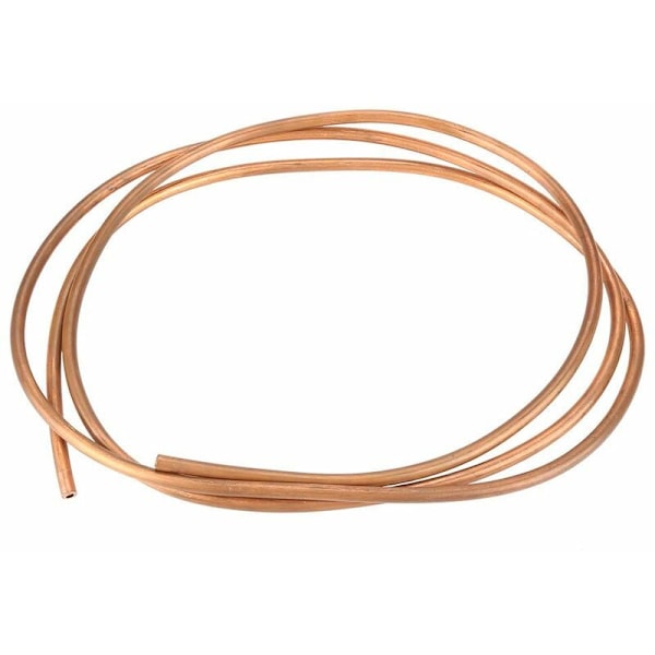 2M T2 Soft Copper Pipe Copper Tube for Refrigeration Piping OD 6mm ID 4mm Thickness 1mm for Refrigeration (OD 6mm, ID 4mm)