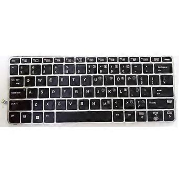 US Tangentbord Engelsk Version Knappsats för HP EliteBook 820 G3 820 G4 725 G3 725 G4 Bärbara Datorer Små Tangentbord