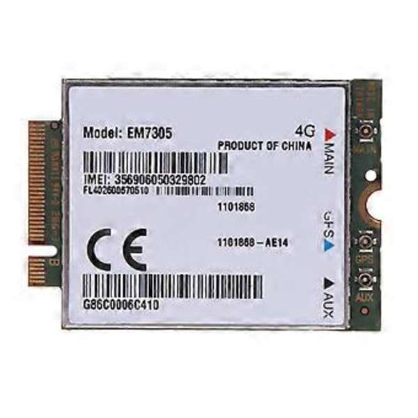 Sierra Wireless EM7305 NGFF M.2 4G Modul LTE WWAN Kort Trådløs WiFi Adapter til Dell3340 E5250 E5450 E5550