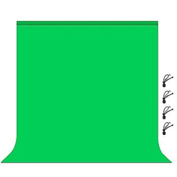 Valokuvaustausta Sileä Musliinikangas Chromakey Taustakangas Valokuvausstudiolle Vid