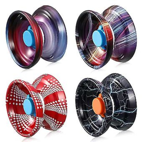 5 stk. Legering Responsiv Yoyo Baller Fargerik Responsiv Ball Metall Nybegynner Snortriks Ball For Begi