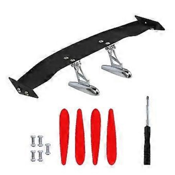 Bil Style Modificeret Halevinge Dekoration Model Lille Mini Racing Bagvinge