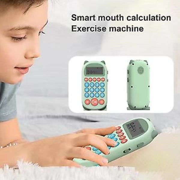 1 Sett Kalkulatormaskin Oppladbar Slagfast Inspirerende Gjenbrukbar Matematikkalkulator Treningsmaskin For Student Kaesi