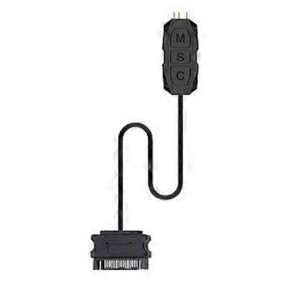 5V 3-nastainen ARGB/12V 4-nastainen RGB Tietokoneen Lämpötilan Nopeudensäätö CPU-tuulettimen Ohjain
