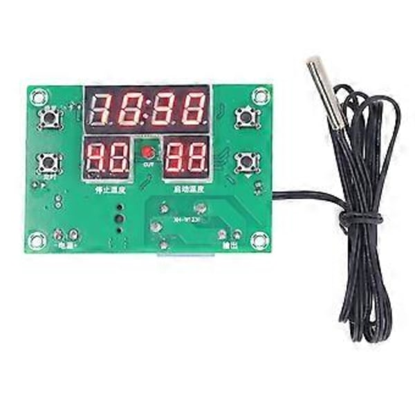 Digital Termostatmodul 24H LCD-skärm Timing Temperaturkontrollerkort för Maskinutrustning DC 12V