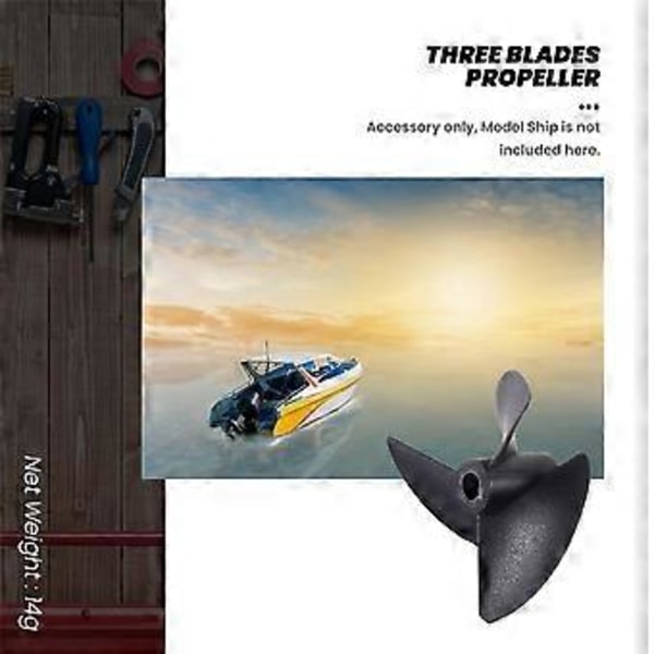 P40D47 Tre Blader RC Båt Propell Padle for Børsteløs Motor
