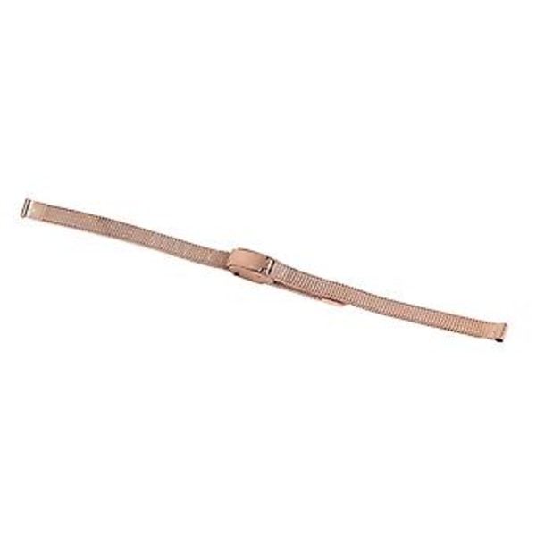 Mesh Armbandsur i rostfritt stål Väft Armbandsbyte Tillbehör för män Kvinnor Roséguld 0,24 tum