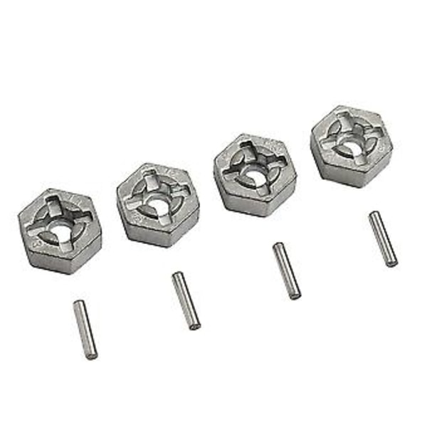 4st Metall Hjulnav Hex Adapter 55-zj09 För 9125 9155 9156 Hong 9125 9155 9156 1/10 1/12 Rc C