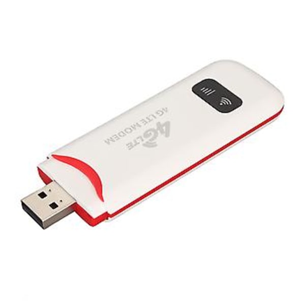 4G Mobilt WiFi SIM-kort Slot 300Mbps Oplåsning Pocket Hotspot Enhed Trådløs Netværksrouter Hvid