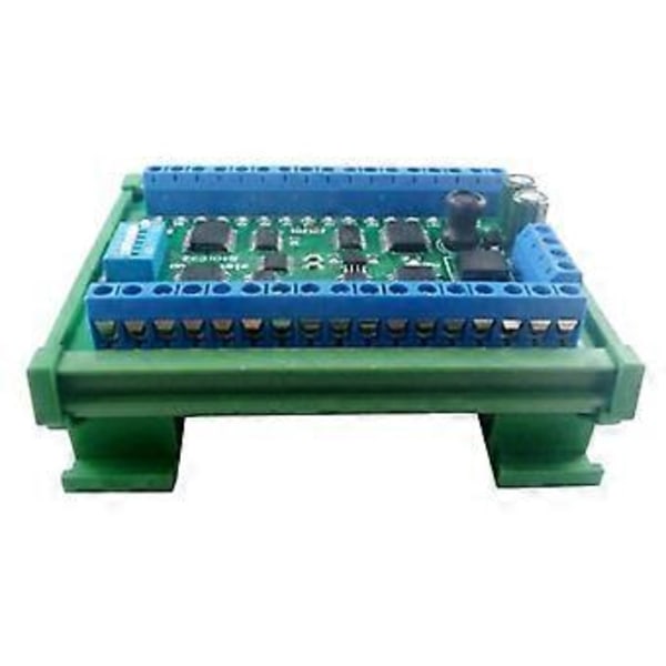 for DC 12V 24V 32ch DIN35 C45 Skinneboks RS485 Modbus RTU Kontroller 300MA Drivermodul for PLC Relébryter LED Motor
