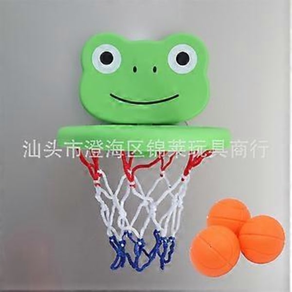 Badrums Basket Lek Vatten Sugkopp Tecknad Basketram Inomhus Mini Skytte Baby Barn Badleksaker Badrum basketkorg (Panda) b