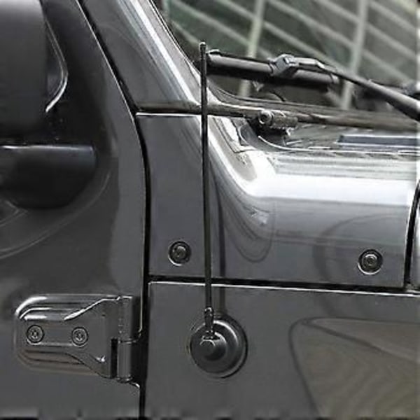 Radioantenne for Wrangler Fleksibel Metall Bilradioantenne for Wrangler JK JKU JL JLU 2007-2020 (33 cm)