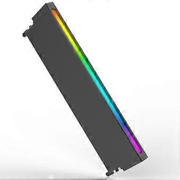 5V-3PIN ARGB RAM Kylfläns Minneskylare DDR3 DDR4 DDR5 Minneskylfläns för Stationär Dator PC Svart