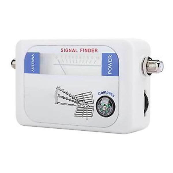 Satellitfinder, DT‑007W Følsom Digital Satellitsignalstyrkemåler Satellitsignalfinder Optimeret til Excellence