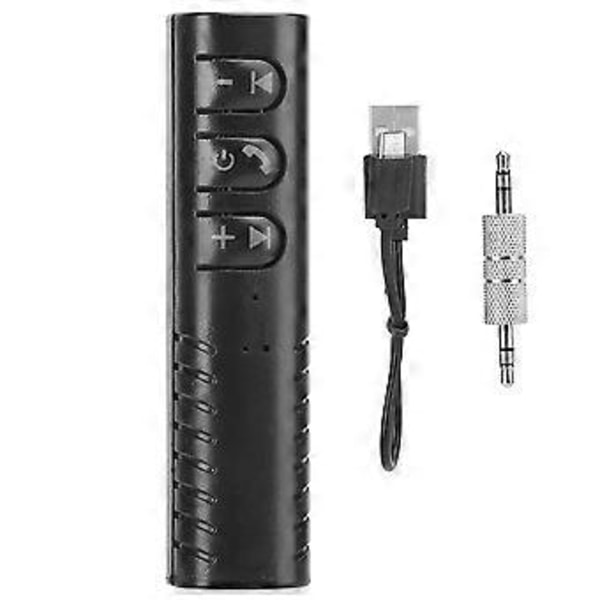 3,5 mm AUX Adapter Bluetooth V5.0 Modtager Trådløs o Musik til Højttaler Plug and Play