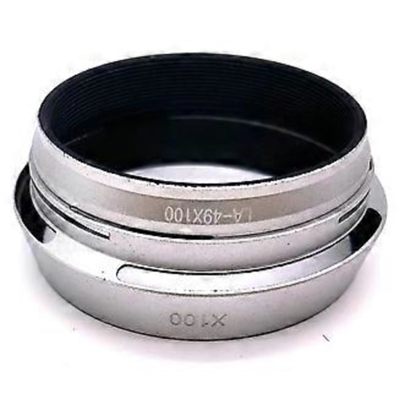 LH-X100 49mm Objektivadapterring Metall Motljusskydd för X100 X100S Motljusskydd Adapterring