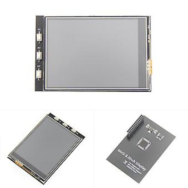 3.2 Tommers Mhs For Raspberry Pi 3b+/4b Skjerm Tft Berøringsskjerm