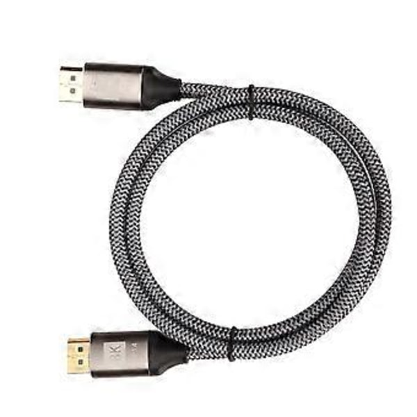 DisplayPort til DisplayPort Kabel Multifunksjon 8K 60Hz DP til DP Kabel for Laptop PC Skjerm Projektor 1m